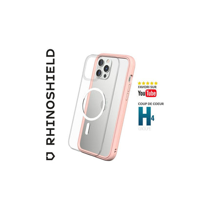 Coque RHINOSHIELD iPhone 14 Plus Mod NX Rose MagSafe