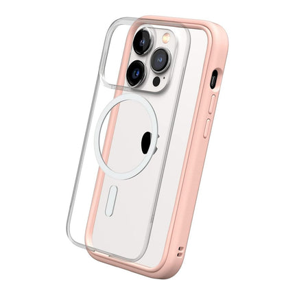 Coque bumper RHINOSHIELD iPhone 14 Pro Mod NX Rose MagSafe