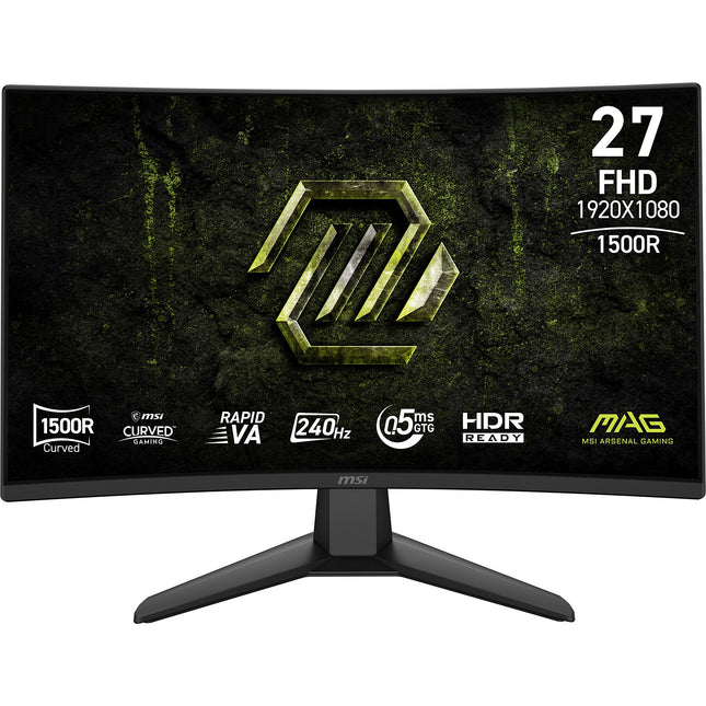 Ecran PC Gamer MSI MAG 274CF X24 27" Incurvé 1500R Full HD 240Hz Rapid VA HDR10