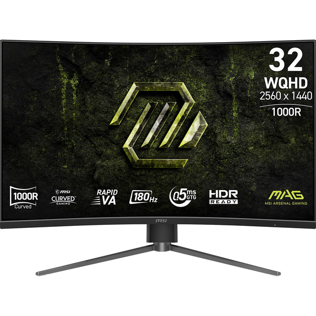 Ecran PC Gamer MSI MAG 274CQF 27" Incurvé 1500R WQHD 180Hz Fast VA HDR10 Adaptive-Sync