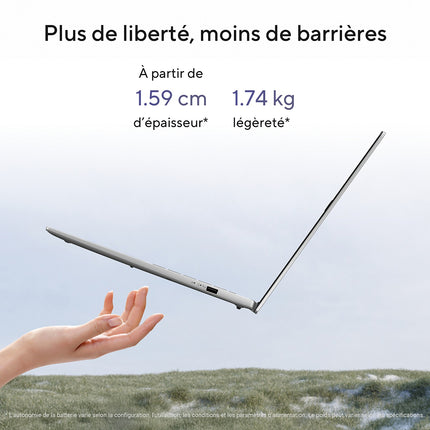 Ordinateur portable ASUS Vivobook S16 Copilot+ PC S3607QASH080W