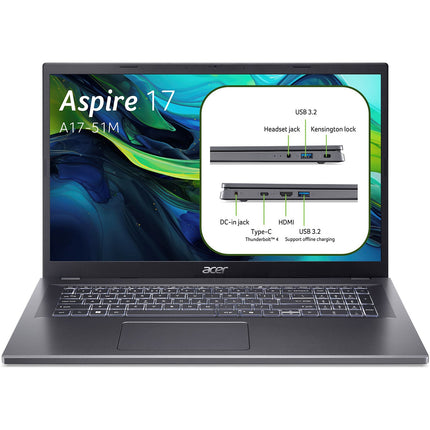 Ordinateur portable ACER Aspire 17 A17-51M-74NK