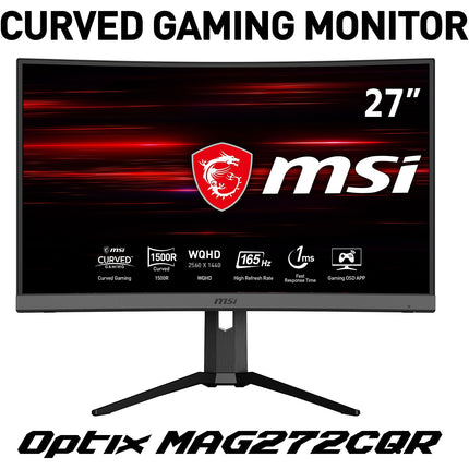 Ecran PC Gamer MSI Optix MAG272CQR Reconditionné
