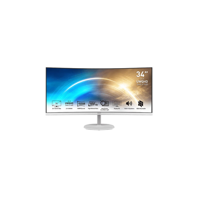 Ecran PC MSI PRO MP341CQW Incurvé 34'' VA