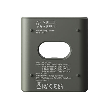 Chargeur de piles GP AA et AAA