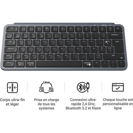 Clavier gamer sans fil KEYCHRON B1 Pro Ultra-Slim Wireless