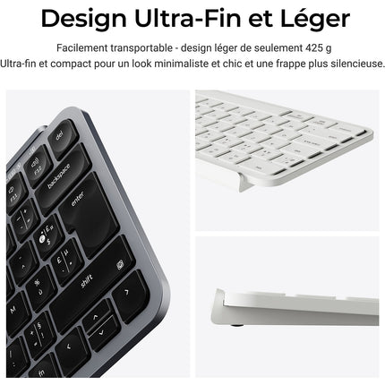 Clavier gamer sans fil KEYCHRON B1 Pro Ultra-Slim Wireless