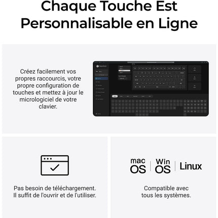 Clavier gamer sans fil KEYCHRON B1 Pro Ultra-Slim Wireless
