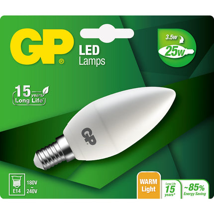 Ampoule GP LED bougie E14 3.5W-25W