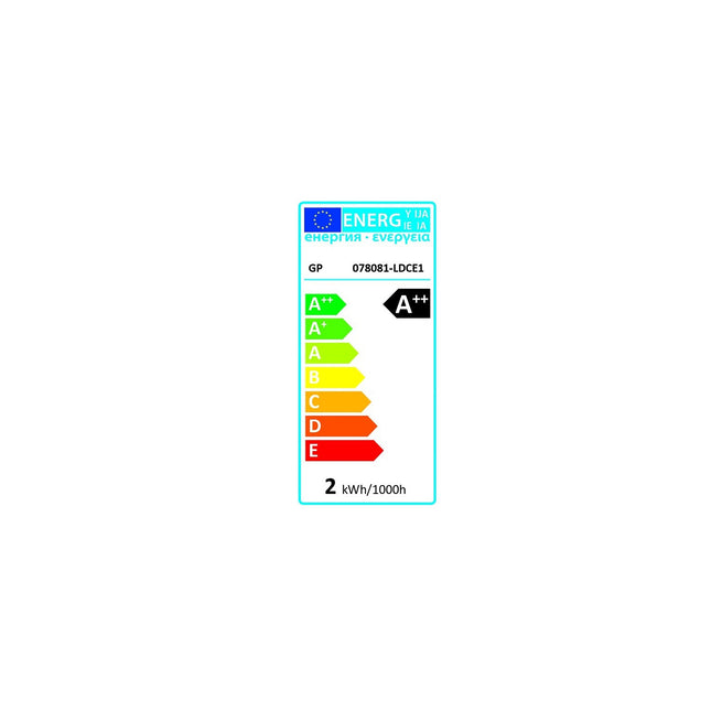 Ampoule GP LED FILAMENT bougie E14 2W-25W