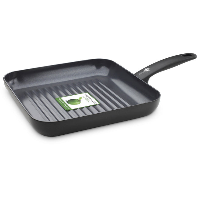 Poêle GREENPAN gril carrée Cambridge Noir Infinity 28cm