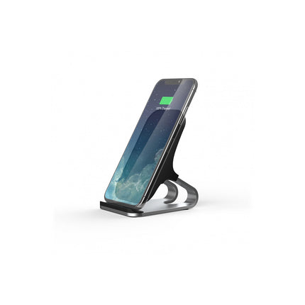 Chargeur USBEPOWER Induction 10W sans fil Argent foncé