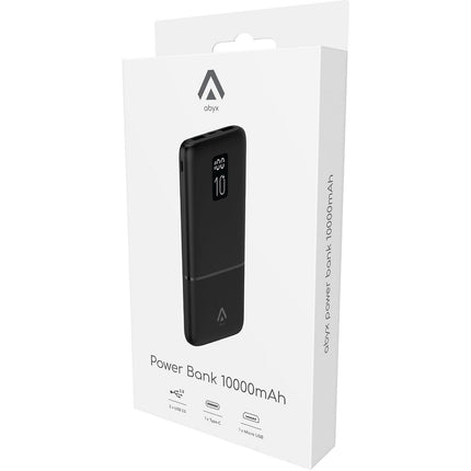 Batterie externe ABYX 10000 mAh noire
