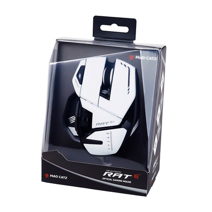 Souris Gamer Filaire MADCATZ RAT 6+ BLANCHE