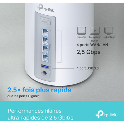 Routeur Wifi TP-LINK Mesh Deco BE65(1-pack)