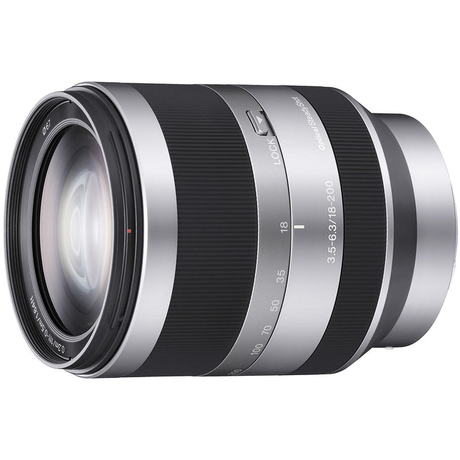 Objectif pour Hybride SONY SEL E 18-200mm f3.5-6.3 Silver Reconditionné