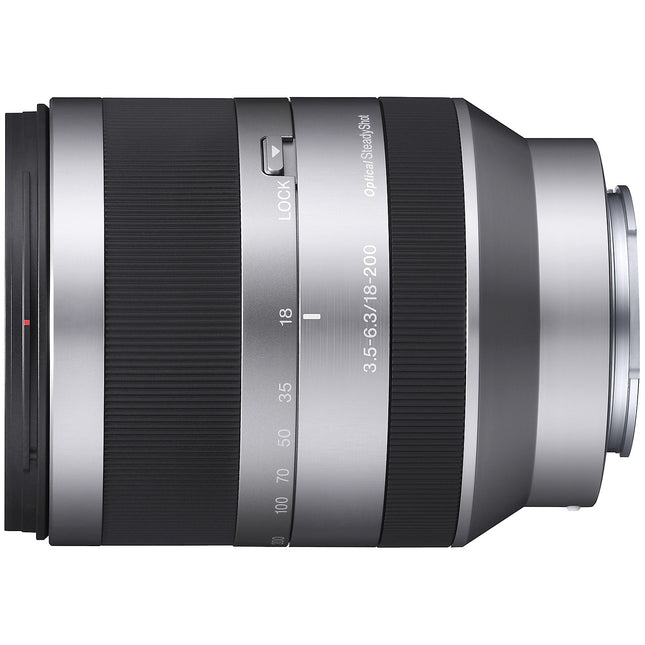 Objectif pour Hybride SONY SEL E 18-200mm f3.5-6.3 Silver Reconditionné