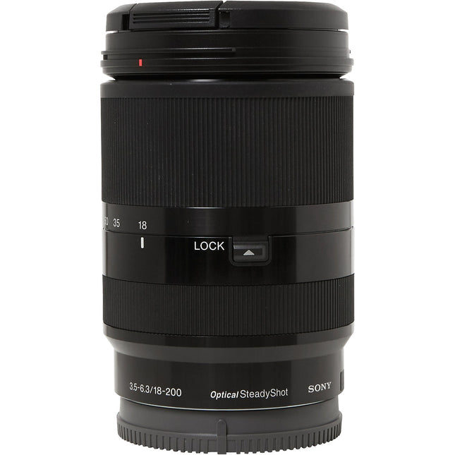 Objectif pour Hybride SONY SEL E 18-200mm f3.5-6.3 OSS LE Noir
