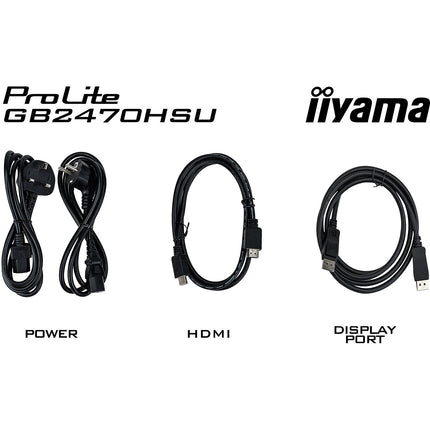 Ecran PC Gamer IIYAMA G-MASTER GB2470HSU-W6 24'' Plat IPS