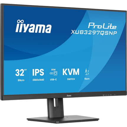 Ecran PC IIYAMA 32'' LED - ProLite XUB3297QSNP-B1