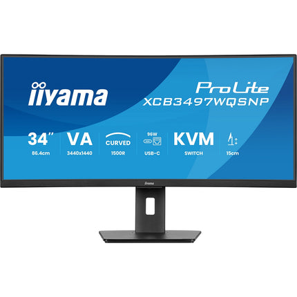 Ecran PC IIYAMA PROLITE XCB3497WQSNP-B1 34''