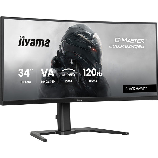 Ecran PC Gamer IIYAMA G-Master GCB3482WQ 34'' WQHD 120Hz VA 0,6 ms HDR