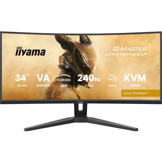 Ecran PC Gamer IIYAMA G-MASTER GCB3486WQSCP-B1 34'' VA