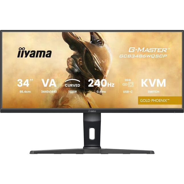 Ecran PC Gamer IIYAMA G-MASTER GCB3486WQSCP-B1 34'' VA