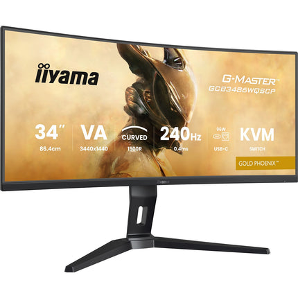 Ecran PC Gamer IIYAMA G-MASTER GCB3486WQSCP-B1 34'' VA