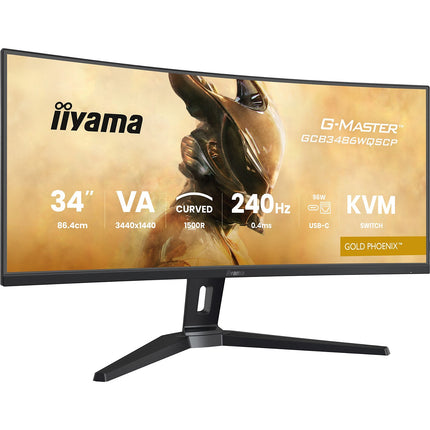 Ecran PC Gamer IIYAMA G-MASTER GCB3486WQSCP-B1 34'' VA