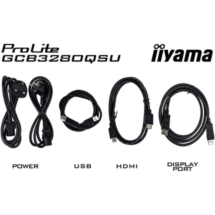 Ecran PC Gamer IIYAMA G-MASTER GCB3280QSU-B2 32'' Plat IPS