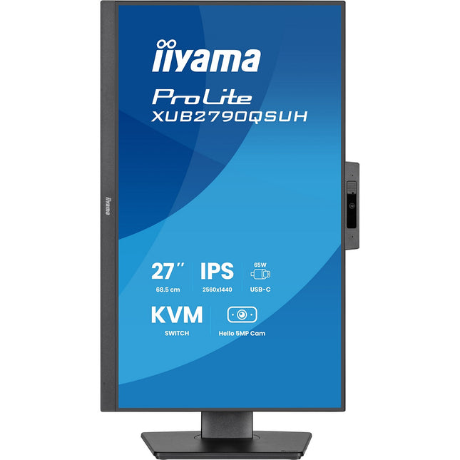 Ecran PC IIYAMA 27'' Noir Ultra mince avec Webcam IPS 16