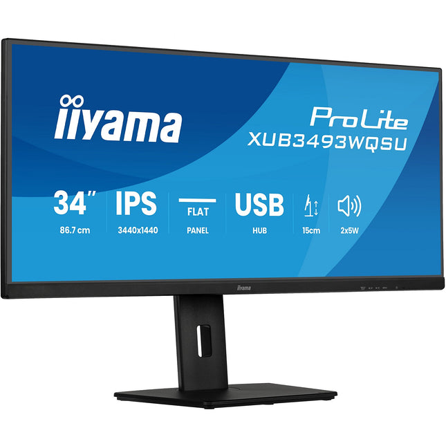 Ecran PC IIYAMA 34'' Noir IPS 21:9