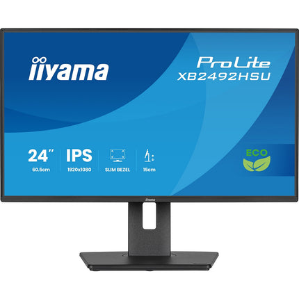 Ecran PC IIYAMA 24'' Noir IPS LED Ultra mince 16:9