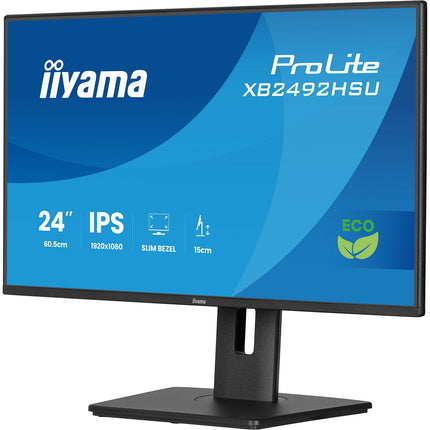 Ecran PC IIYAMA 24'' Noir IPS LED Ultra mince 16:9