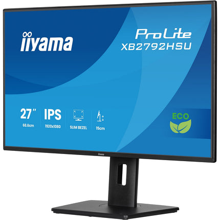 Ecran PC IIYAMA 27'' Noir IPS LED Ultra mince 16:9