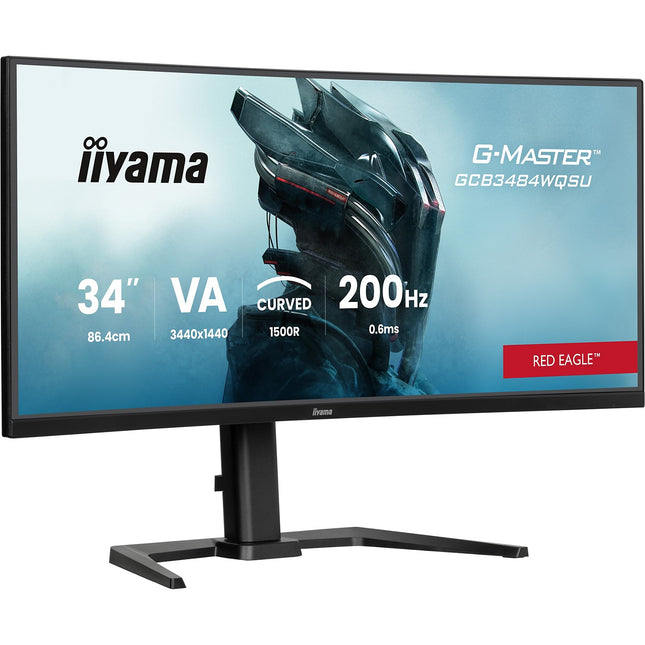 Ecran PC Gamer IIYAMA G-Master Red Eagle 34'' incurvé WQHD 200Hz VA 0,6 ms HDR