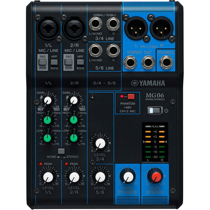 Table de mixage YAMAHA MG06X