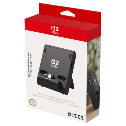 Support console HORI PlayStand à double USB Nintendo Switch 2