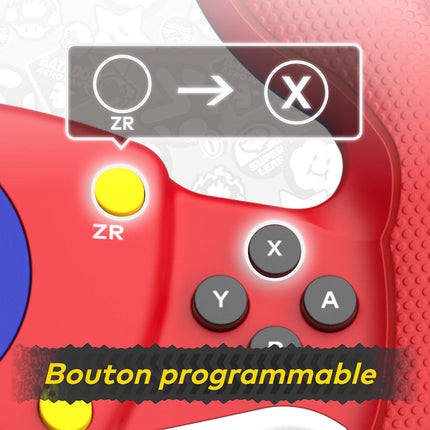 Volant + Pédalier HORI Mario Kart Racing Wheel Pro Mini