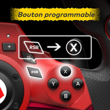 Volant + Pédalier HORI Mario Kart Racing Wheel Pro Deluxe