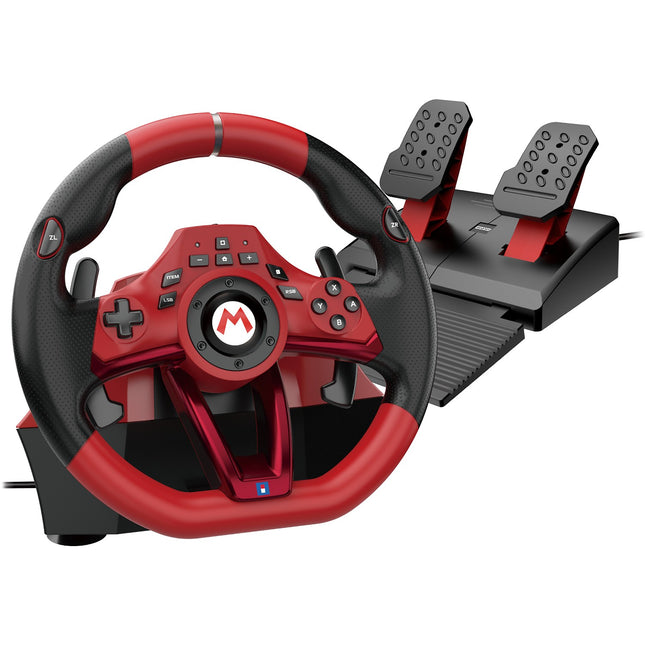 Volant + Pédalier HORI Mario Kart Racing Wheel Pro Deluxe