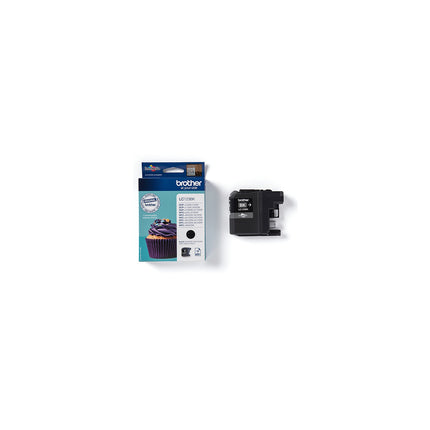 Cartouche d'encre BROTHER Originale LC123 Noire Standard - LC123BK
