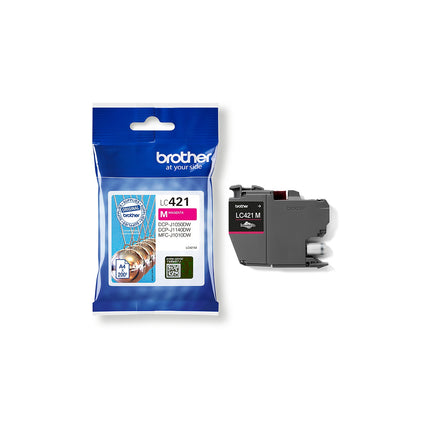 Cartouche d'encre BROTHER Magenta LC421
