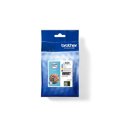 Cartouche d'encre BROTHER Pack Multipack 4 Originales LC424 (Noir + 3 Couleurs) - LC424VAL