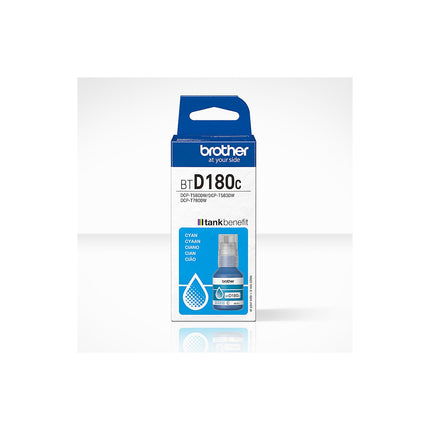Cartouche d'encre BROTHER Bouteille d'Encre BTD180 Cyan - BTD180C