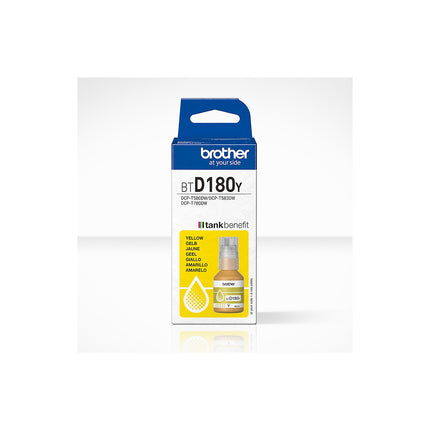 Cartouche d'encre BROTHER Bouteille d'Encre BTD180 Jaune (Yellow) - BTD180Y