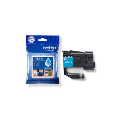 Cartouche d'encre BROTHER Originale LC521 Cyan Standard - LC521C
