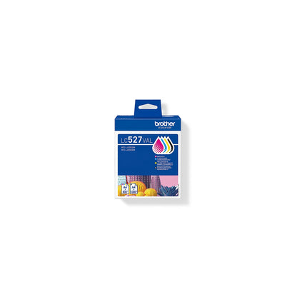 Cartouche d'encre BROTHER Pack Multipack 4 Originales LC527 (Noir + 3 Couleurs) - LC527VAL