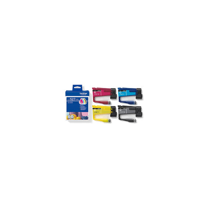 Cartouche d'encre BROTHER Pack Multipack 4 Originales LC527 (Noir + 3 Couleurs) - LC527VAL